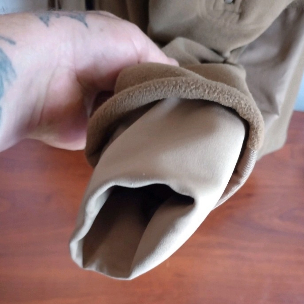 Condor Jacket 601 MensXL Brown Alpha Micro Fleece Tactical Full Zip Outdoor. XL - Picture 9 of 11